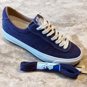 Logan Berry Purple Suede Sneakers